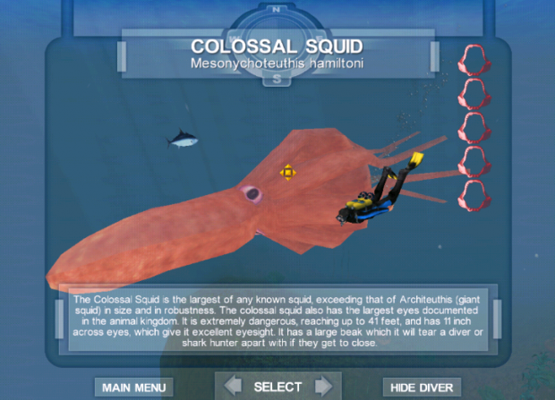 Colossal Squid image - Shark!! Hunting the Great White Extended mod for