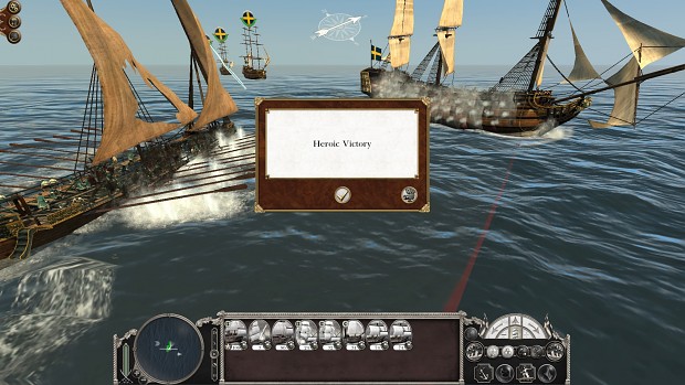 A funny picture from a test-sea battle