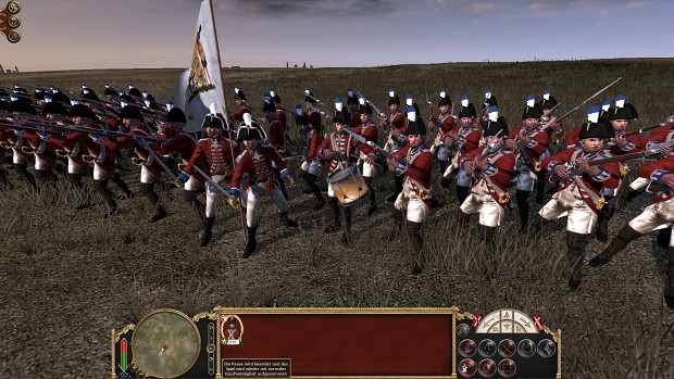 Danish Foot Guards in action