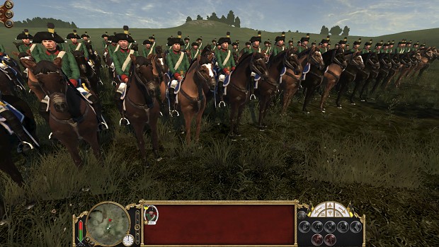 The Dragoner-Regiment Latour now with green uniforms