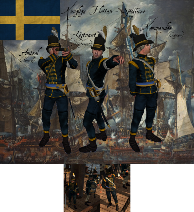 Sweden Naval Officers