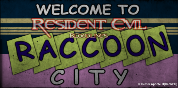 Raccoon City Welcome Banner(RE2 Style)