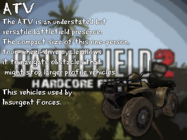 New Vehicles: ATV