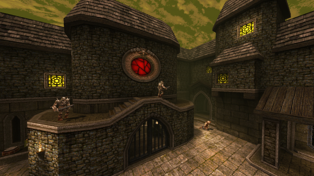 Large Courtyard in Castle of Shadows