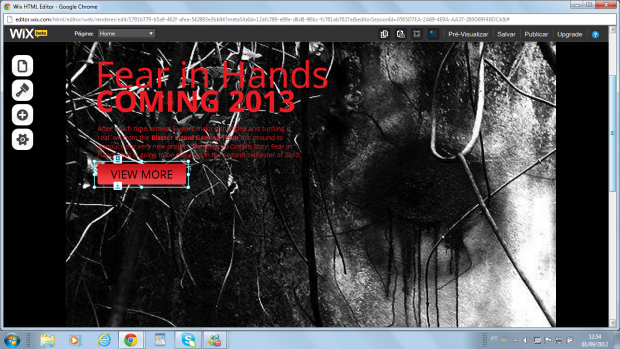 Fear in Hands Official Website (In Progress)