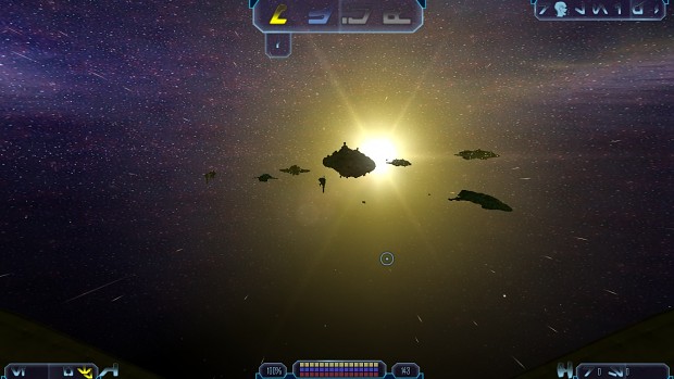 Rebel Alliance Fleet Sitting in space.