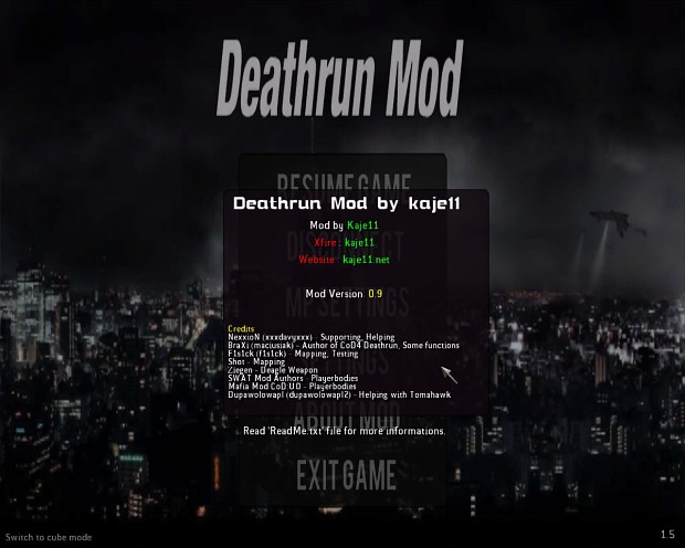Deathrun Mod Preview