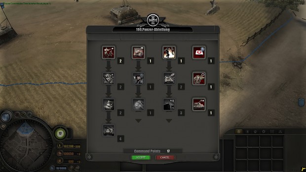 company of heroes opposing front doctrine tree