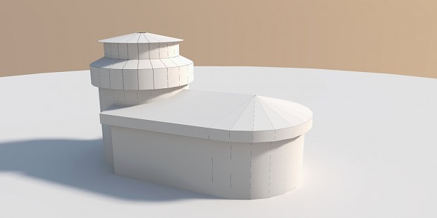 Guard House + Tower - Concept Model