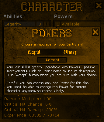 Updated Powers