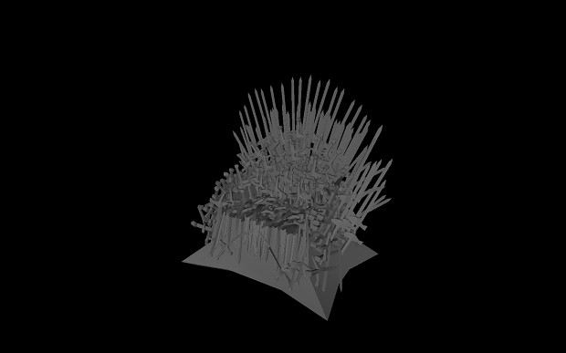 Updated Iron Throne model