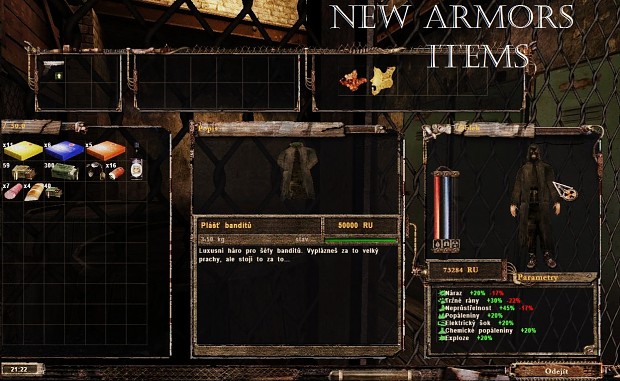New armors and items
