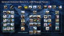 [ Generals Evolution ] Beta 0.3 - USA Tech Tree