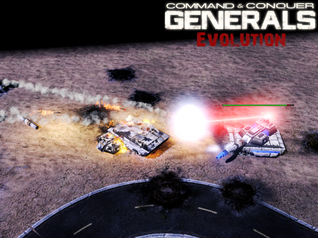 C&C Generals Evolution - Point Defence Lasers!