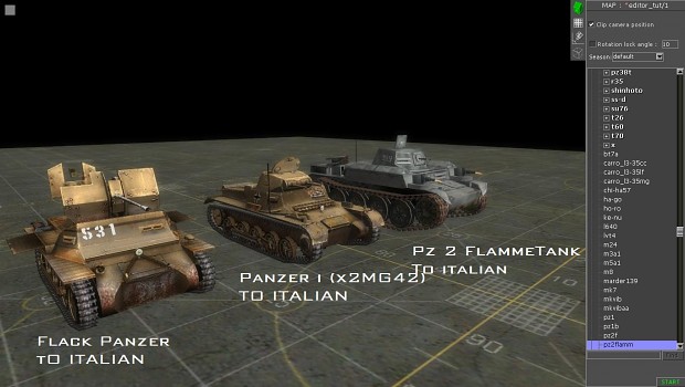 3 Tanks For Italian Forces