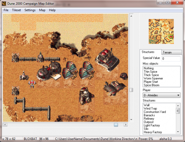 using hex editor with dune 2000 pc