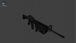 M16A4 + M320, Render and Ingame Preview
