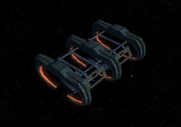 Klingon Shipyard and Dagger Fighter