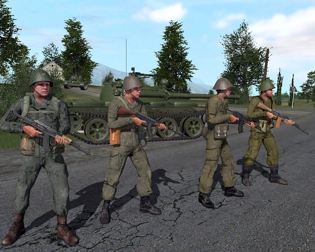 Warsaw Pact soldiers from Project 85