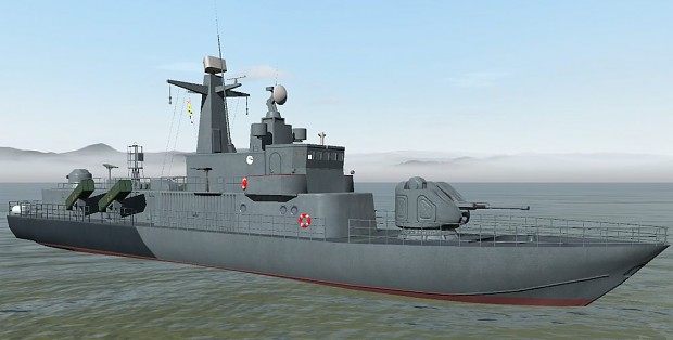 fregate from Polish army addon for Arma2