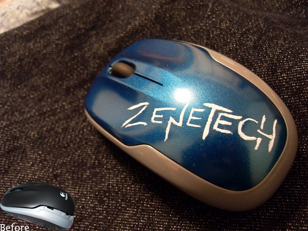 ZeneTech mouse paint job