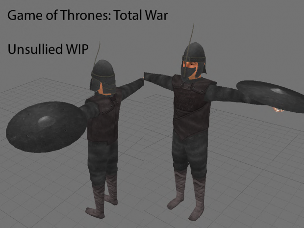 VltimaRatio is working on a few new units -  Unsullied for House Targaryen?