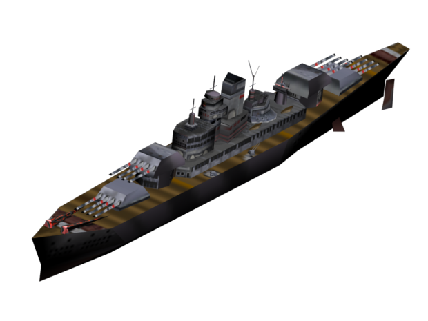 Bismarck-class super battleship
