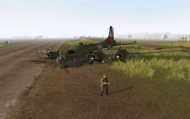 B17G crashed in game
