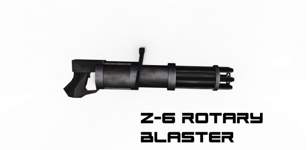 The Z-6 Rotary Blaster Cannon