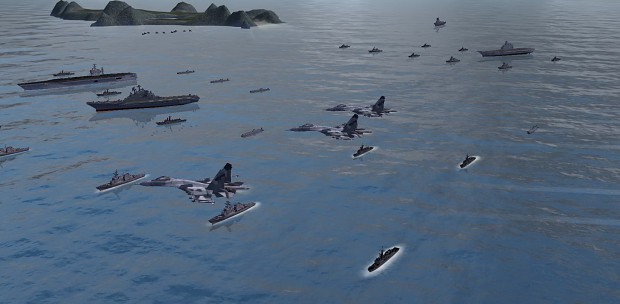Shall we isnpect the fleet...Naaah still small