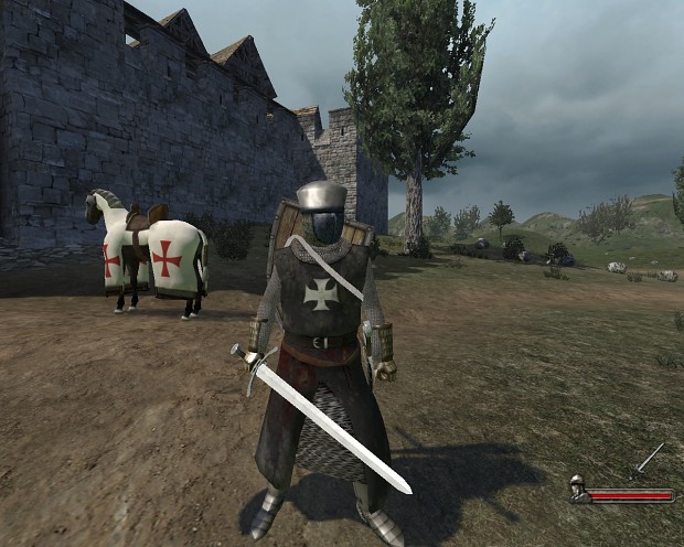 mount and blade warband crusader deus vult