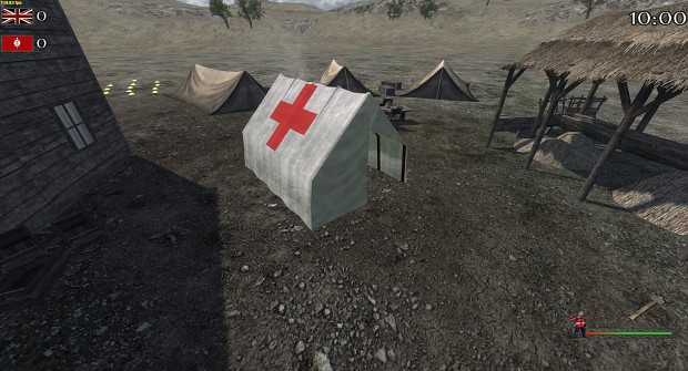 New maps, and the medical tent sapper prop