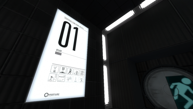 Test Chamber 01 - Test Chamber Sign