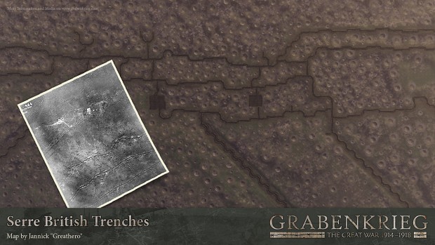 Serre british trenches