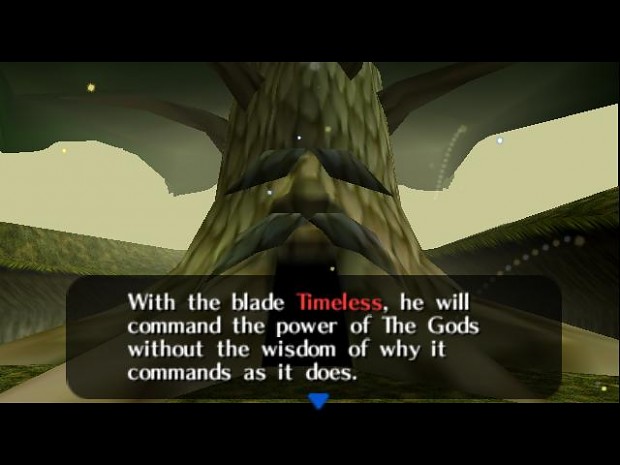 Before Link leaves the Forgotten Forest