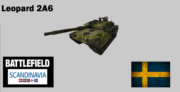 Leopard 2A6 (With Swedish Skin)