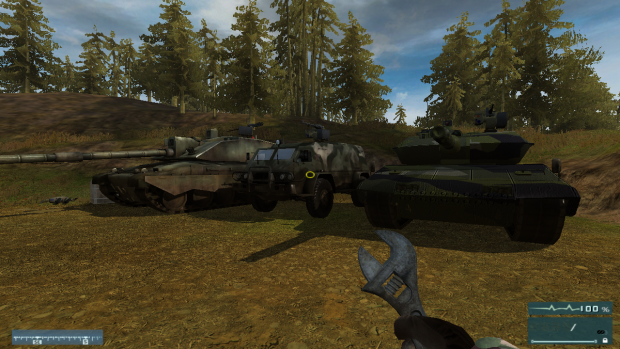 Challenger 2, Leopard 2 and Vodnik w/ CROWS