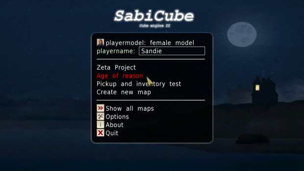 New background for SabiCube?