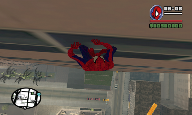 Wall Run Real Animation Pic2 image - GTA San Andreas Marvel Spider man Mod  for Grand Theft Auto: San Andreas - Mod DB