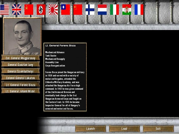 Hungary WW2 interface