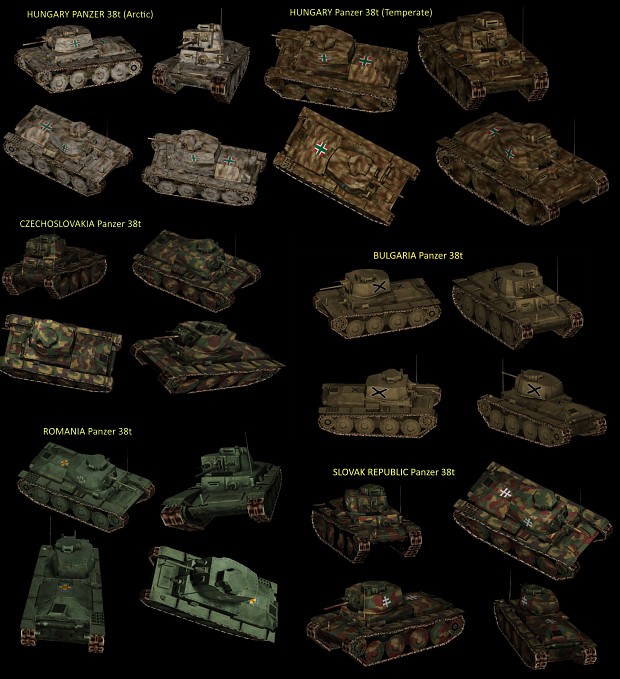 Panzer 38t skins
