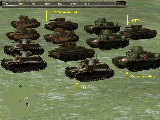 Polish Light Tanks (detail)