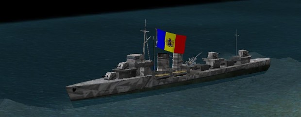 Romanian destroyer