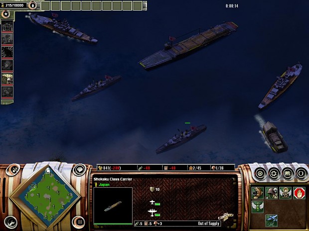 Invasion fleet off the Philippines in WW2 Mode