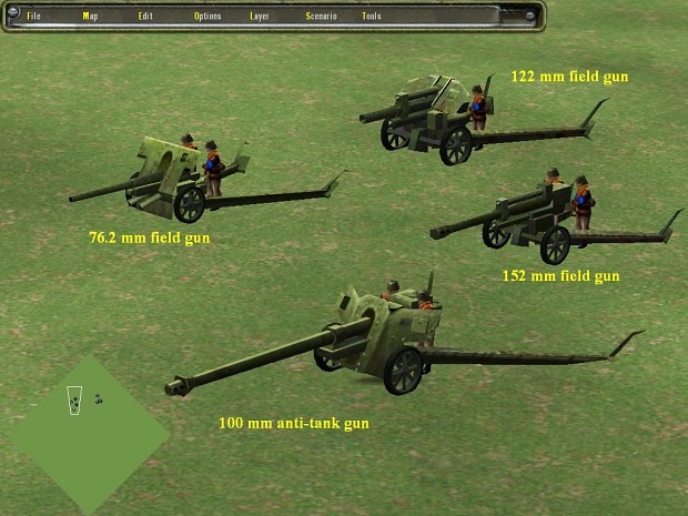 new RUS artillery and anti tank gun