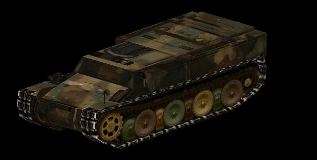 revised German heavy demolition tank