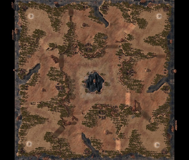 Map desert