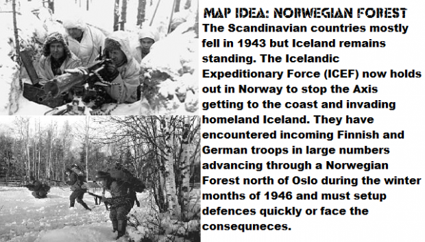 Norwegian Forest Map Idea