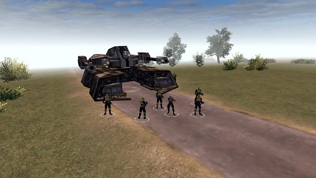 Canderous Tank with Assault Troops (And Zann)