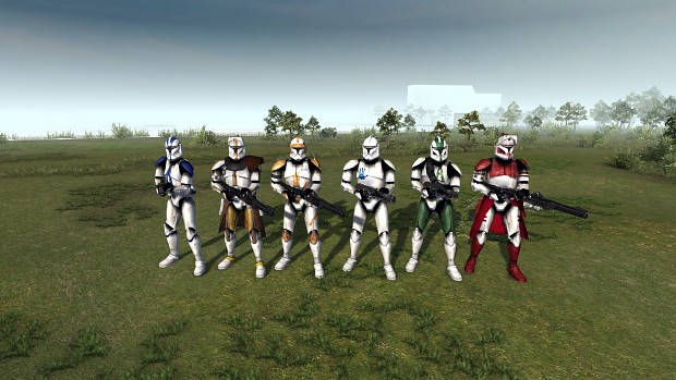 Clones heros - commanders (Phase 1)